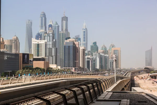 Metra stanice Dubai marina, Spojené arabské emiráty — Stock fotografie