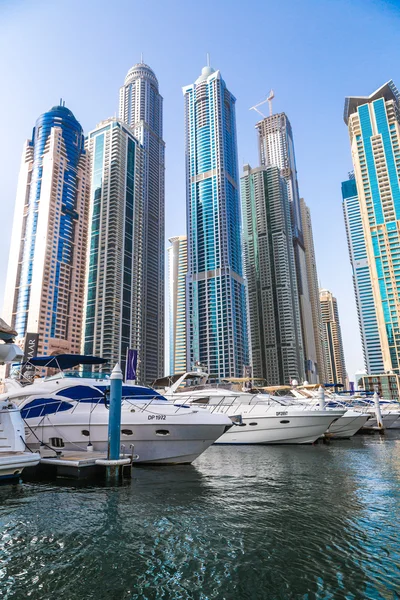 Dubai marina stadsbilden, Förenade Arabemiraten — Stockfoto