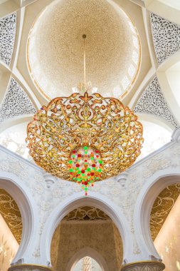 Abu Dabi Şeyh zayed Ulu Camii, güzel iç