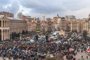 Kiev euromaydan Cumhurbaşkanı Yanukoviç karşı protesto