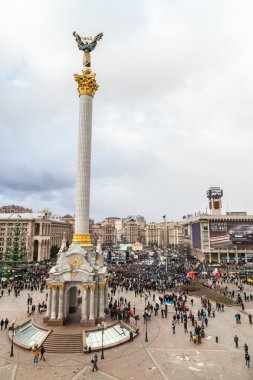 Kiev euromaydan Cumhurbaşkanı Yanukoviç karşı protesto
