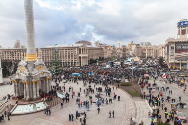 Kiev euromaydan Cumhurbaşkanı Yanukoviç karşı protesto