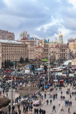 Kiev euromaydan Cumhurbaşkanı Yanukoviç karşı protesto