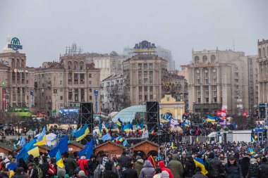 Kiev euromaydan Cumhurbaşkanı Yanukoviç karşı protesto