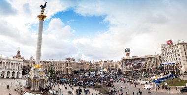 Kiev euromaydan Cumhurbaşkanı Yanukoviç karşı protesto