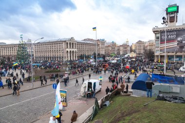 Kiev euromaydan Cumhurbaşkanı Yanukoviç karşı protesto