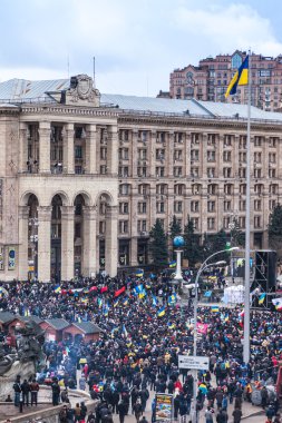 Kiev euromaydan Cumhurbaşkanı Yanukoviç karşı protesto