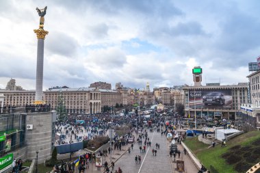 Kiev euromaydan Cumhurbaşkanı Yanukoviç karşı protesto