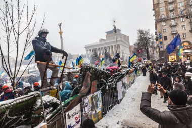 Kiev euromaydan Cumhurbaşkanı Yanukoviç karşı protesto
