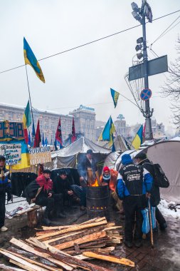 Kiev euromaydan Cumhurbaşkanı Yanukoviç karşı protesto