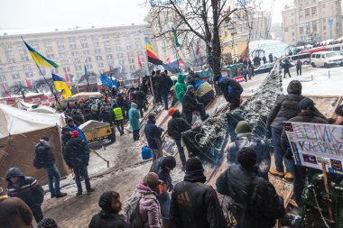 Kiev euromaydan Cumhurbaşkanı Yanukoviç karşı protesto