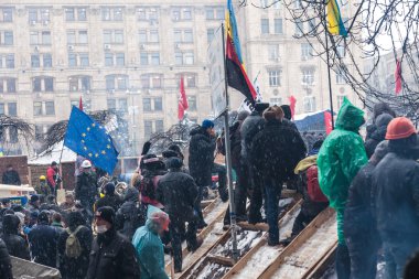 Kiev euromaydan Cumhurbaşkanı Yanukoviç karşı protesto