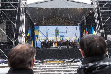 Kiev euromaydan Cumhurbaşkanı Yanukoviç karşı protesto