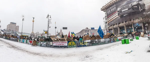 Protest on Euromaydan in Kiev against the president Yanukovych — Stock Photo, Image