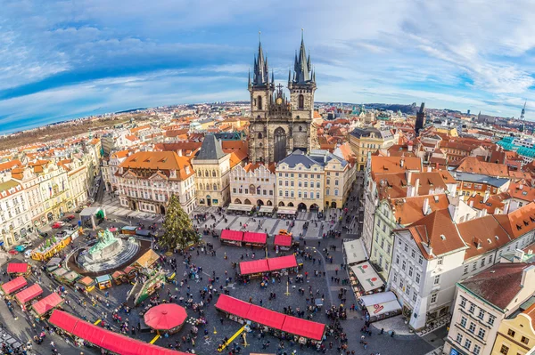 Panorama över Prag — Stockfoto