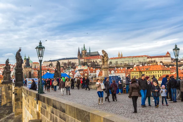 Karlov veya charles Köprüsü — Stok fotoğraf