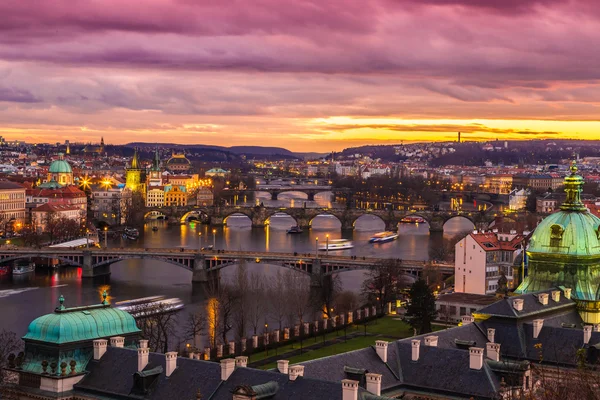 Bridges in Prague — Stock Photo, Image