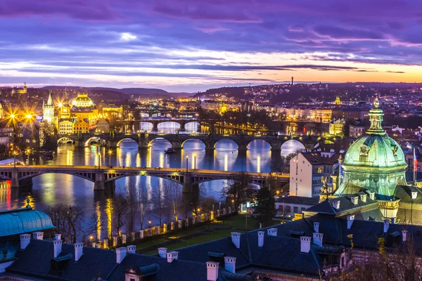 Puentes en Praga —  Fotos de Stock