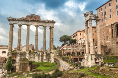 Roma 'da Roma harabeleri.