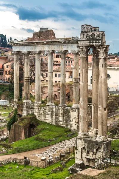 Rovine romane a Roma. — Foto Stock