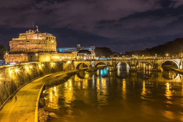 Bridge of Sant'Angelo in Rome — Stock Photo, Image