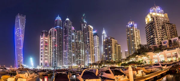 Dubai Marina paesaggio urbano — Foto Stock