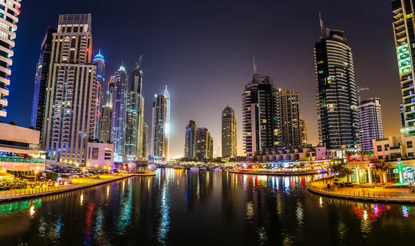 Dubai Yat Limanı cityscape — Stok fotoğraf