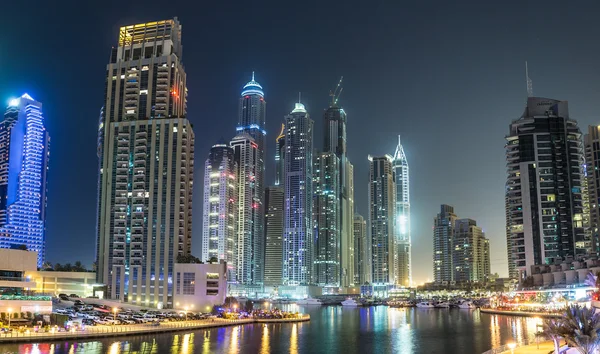 두바이 마리나 도시 풍경 — 스톡 사진