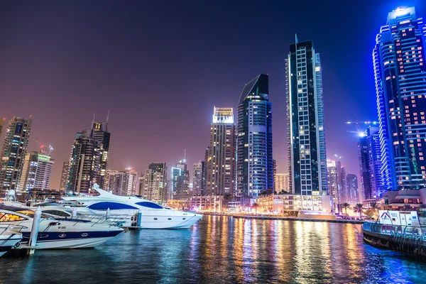 Dubai Yat Limanı cityscape — Stok fotoğraf