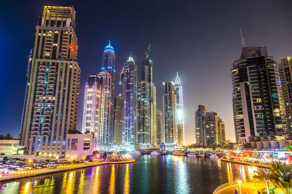 Dubai marina stadsgezicht — Stockfoto