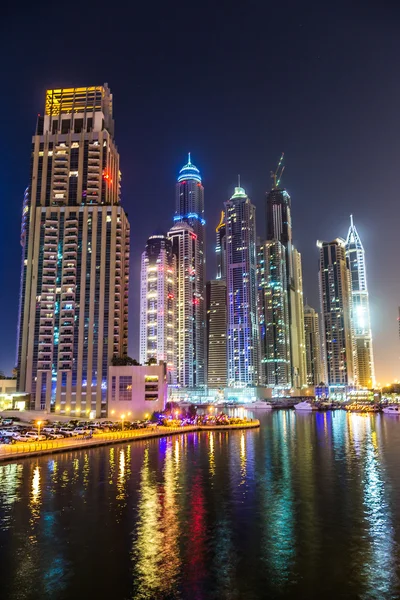 Dubai marina stadsbild — Stockfoto