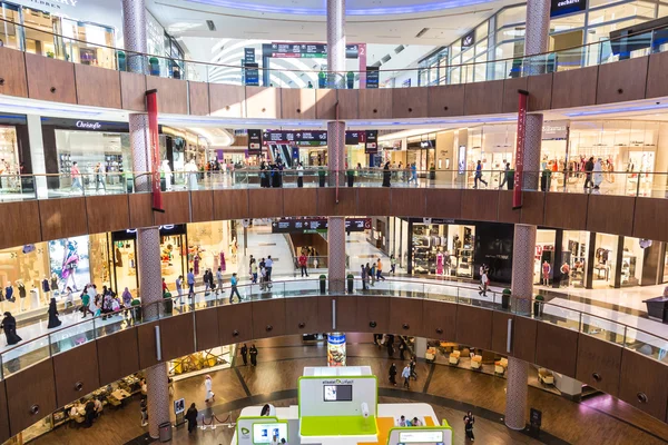 迪拜购物中心内部视图 — 图库照片