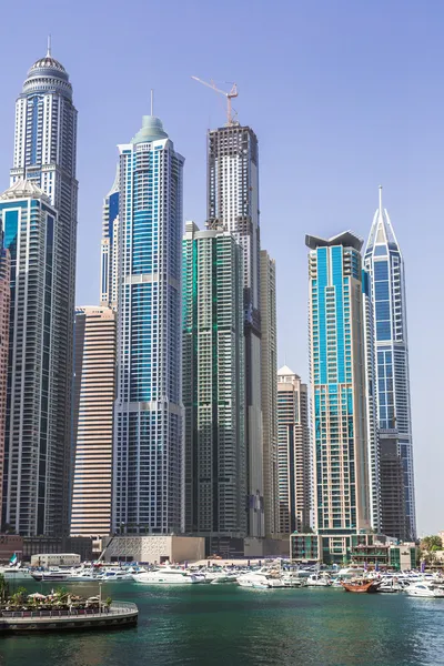 Dubai Marina paisaje urbano — Foto de Stock