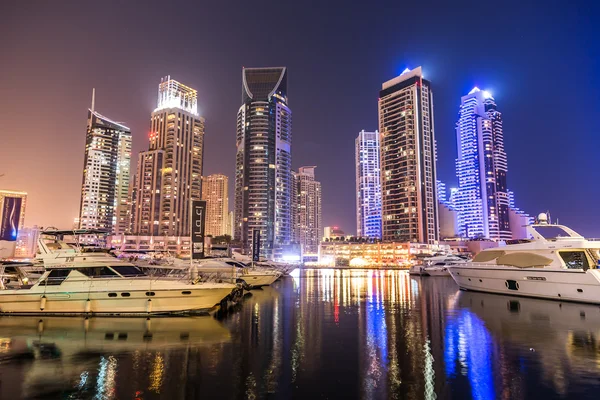 Dubai marina panoráma — Stock fotografie