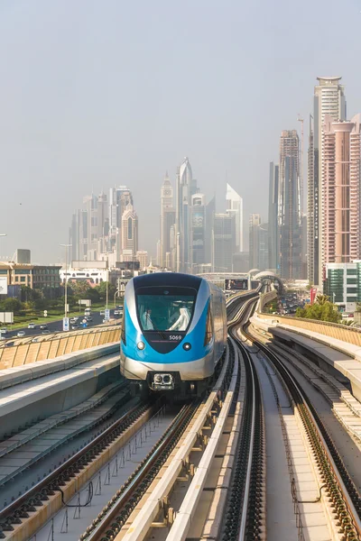 Dubaj metro železnice — Stock fotografie