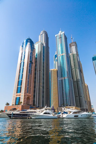 Dubai marina stadsbild — Stockfoto