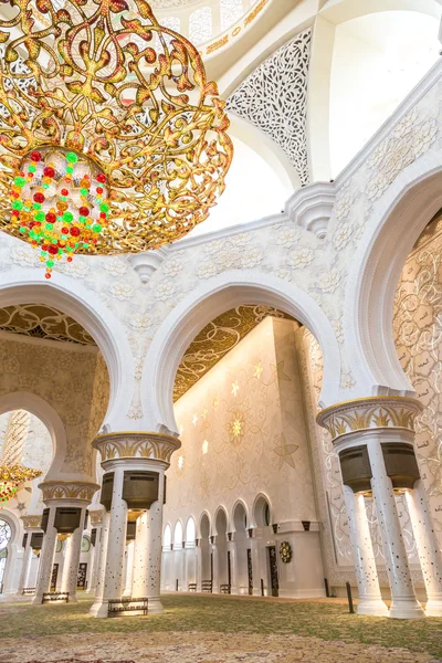 Abu dhabi sheikh zayed grote moskee — Stockfoto