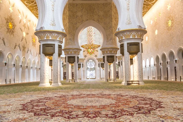 Αμπού Ντάμπι sheikh zayed μεγάλο Τζαμί — Φωτογραφία Αρχείου