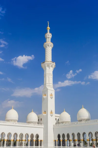 Abu Dhabi Sheikh Zayed White Moschee — Stockfoto