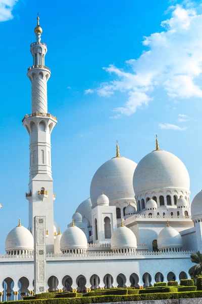 Abu Dhabi Sheikh Zayed Mesquita Branca — Fotografia de Stock