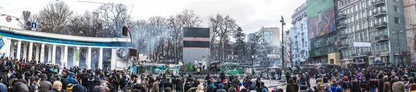 Protest Against "Dictatorship" In Ukraine Turns Violent — Stock Photo, Image