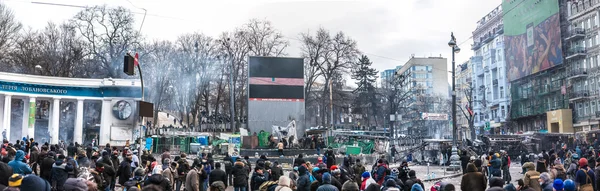 Protesto contra "ditadura" na Ucrânia torna-se violento — Fotografia de Stock