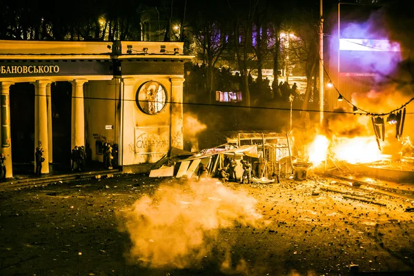 Ukraina blir våldsamma — Stockfoto