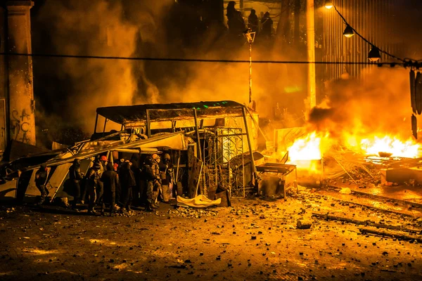 Ucrania se vuelve violenta — Foto de Stock