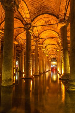 Yeraltı Sarnıcı (yerebatan Sarnıcı) İstanbul, Türkiye.