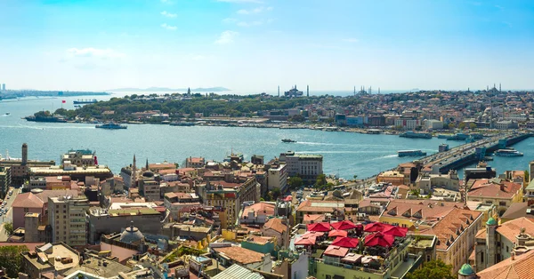 Estambul vista panorámica desde la torre de Galata. Turquía —  Fotos de Stock