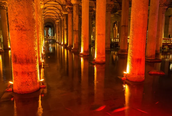 Yeraltı Sarnıcı (yerebatan Sarnıcı) İstanbul, Türkiye.