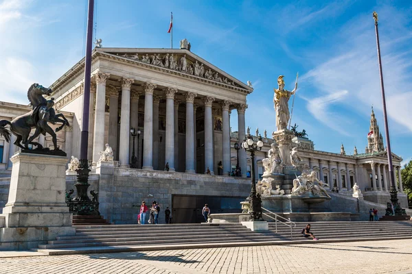 Austriacki Parlament budynku, Wiedeń, austria — Zdjęcie stockowe
