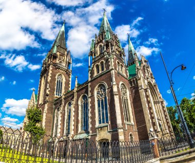 mimari landmark - kilise st. olha ve elizabeth lvov