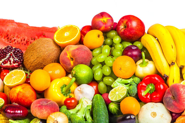 Group of fresh vegetables